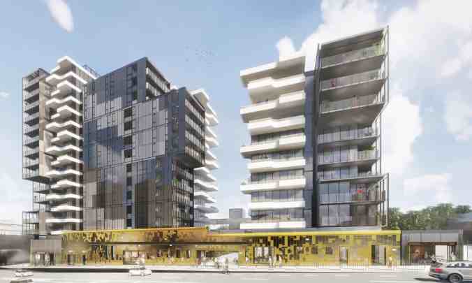The proposed apartment project on the site of the Melbourne_s Festival Hall